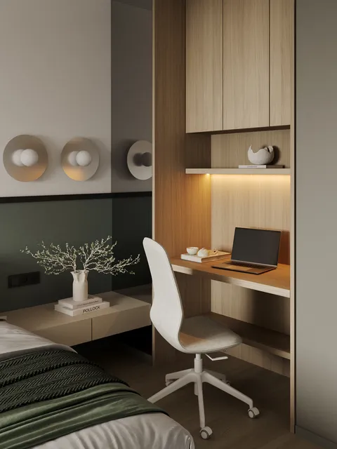 Проект Двухкомнатная квартира "URSUS CENTRALNY" Спальня